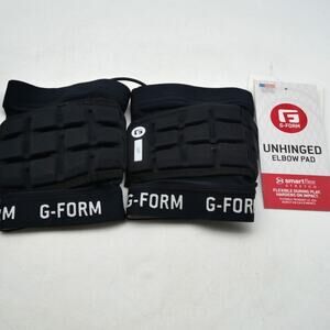 New G-Form Unhinged Elbow Pads for Lacrosse Black Size Medium